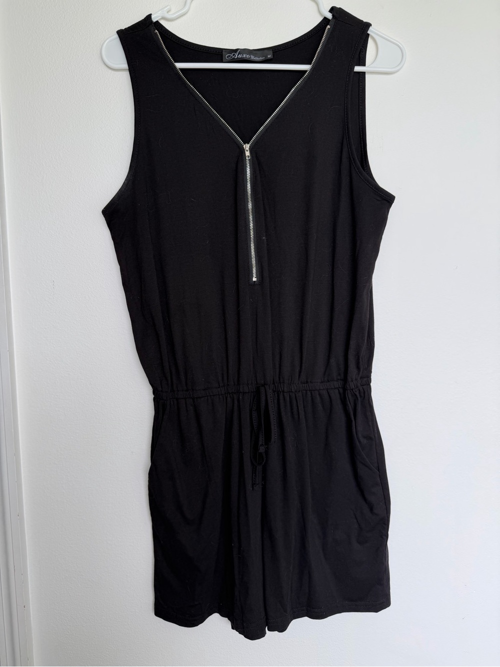 Black Sleeveless Romper